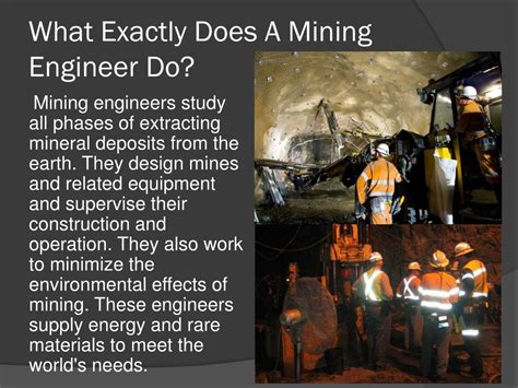 What Does a Mining Engineer Do?