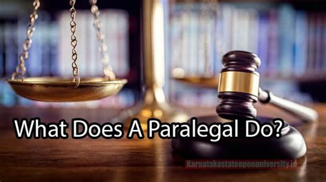 What Does a Paralegal Do?