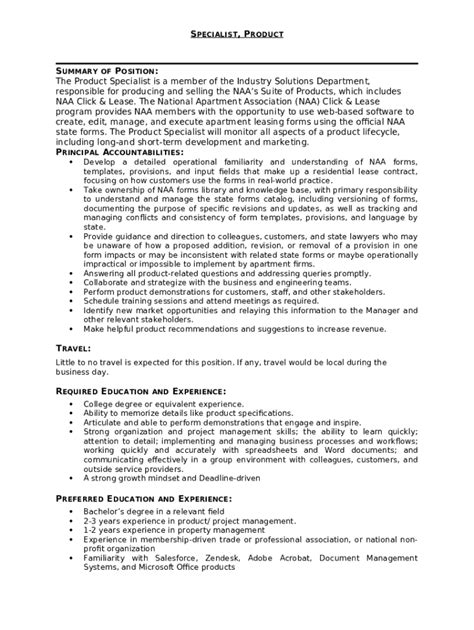 What Does a Product Specialist Do?