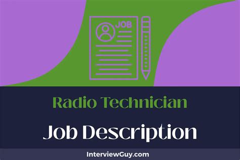 What Does a Radio Technician Do?
