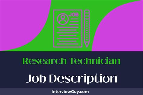 What Does a Research Technician Do?