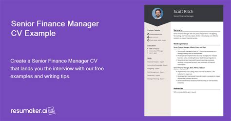 What Does a Senior Finance Manager Do?