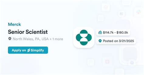 What Does a Senior Scientist at Merck Actually Do?