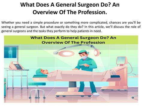 What Does a Surgeon Do? Clarifying the Roles