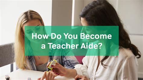 What Does a Teacher's Aide Do?