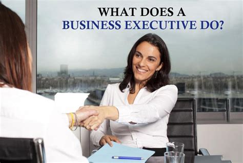 What Does a Top Executive Do?