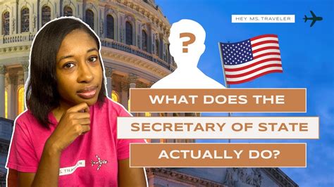 What Does a US Secretary of State Do?