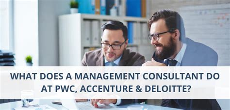 What Does an Accenture Management Consultant Do?