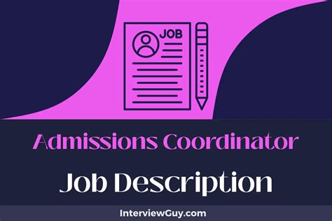 What Does an Admissions Coordinator Do?