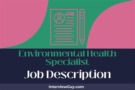 What Does an Environmental Health Specialist Do?