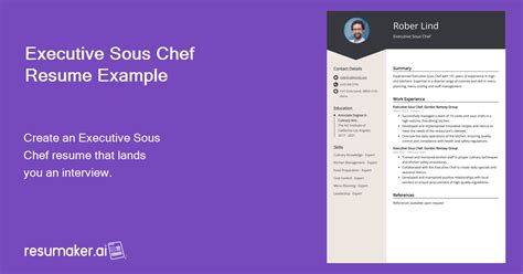 What Does an Executive Sous Chef Do?