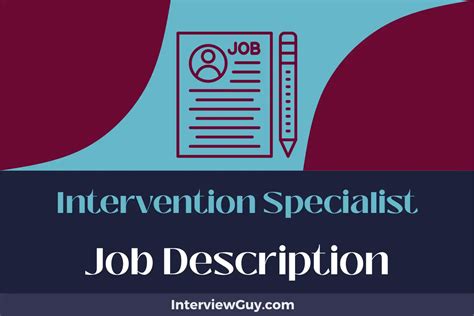 What Does an Intervention Specialist Do?