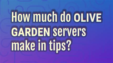 What Does an Olive Garden Server Do?