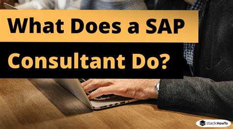 What Does an SAP Consultant Do?
