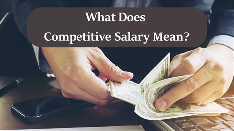 What Does "Competitive Salary" Mean?