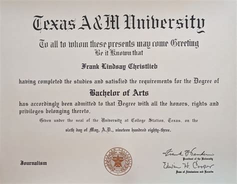 What is the True Value of a Texas A&M Degree?