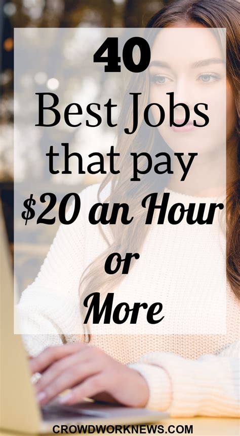 What Jobs Pay Around $20 an Hour?