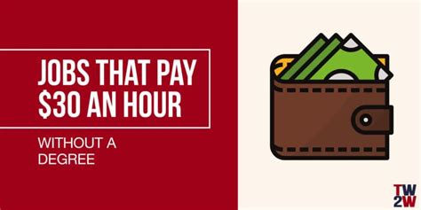 What Kind of Jobs Pay $30 Per Hour?