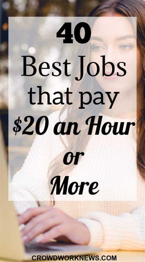 What Kind of Jobs Pay Around $20 an Hour?